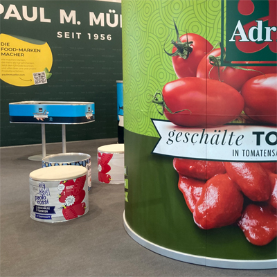 Serie aus Alu mit bedruckter Folie Sonderanfertigung