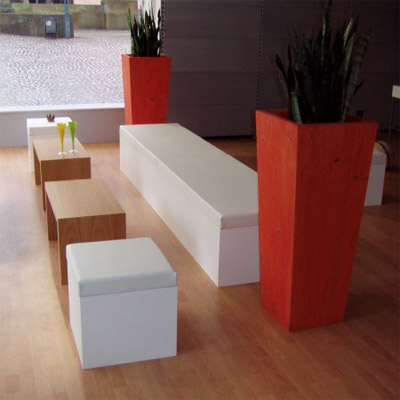 Br�ckentisch Tisch Sevilla, Bank Sevilla, Hocker Sevilla