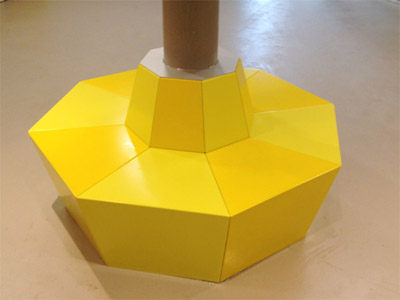 Sitzbank Schule Sonderanfertigung nicht brennbar A2