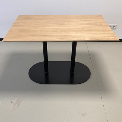 Tischfuss Oval Stahl