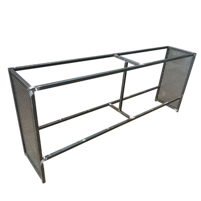 Tisch Tischgestell Gitter Stahl